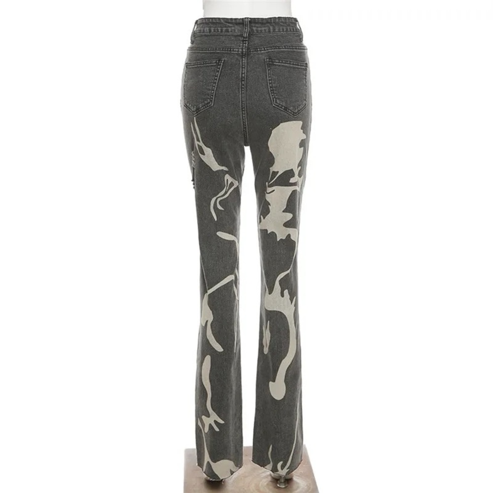 Paint Splash Ripped Jeans (L) - Picture 5 of 5